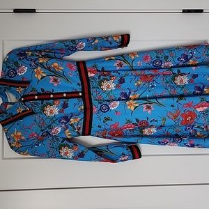 "Gucci" knock-off floral dress, XS.